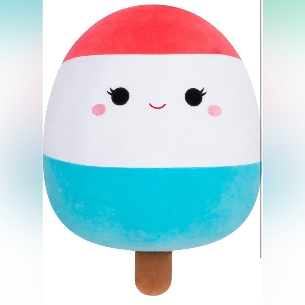 Squishmallows Original 8-Inch Lelila Red, White, and Blue Popsicle